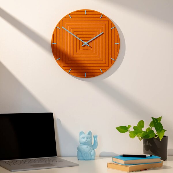 Zidni sat Luxhora Arcantra Orange 10 boja kazaljki