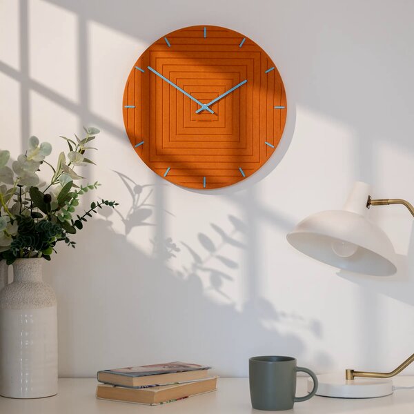 Zidni sat Luxhora Arcantra Orange 10 boja kazaljki