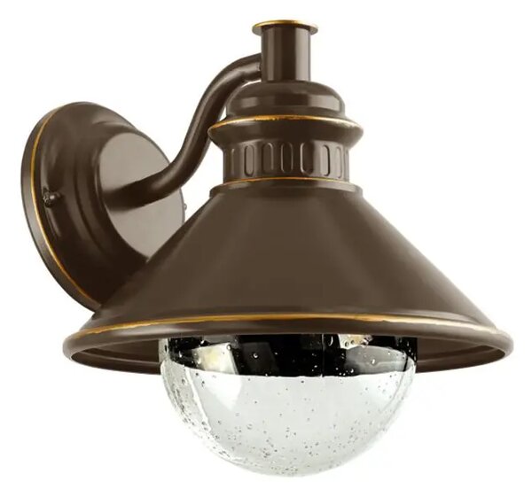 VANJSKA ZIDNA LAMPA 1xE27 SMEĐA/BAKAR ALBACETE 96262