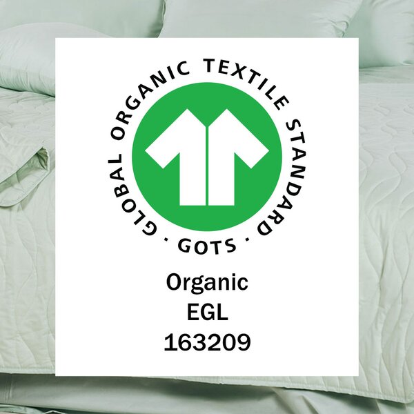 Napenjalna plahta Organic Lia – Zelena