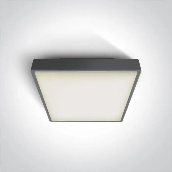 PLAFONJERA LED 2×E27/18W/PLC/230V IP65 ANTRACIT DM67282EA/AN