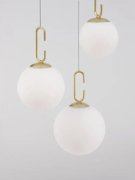 HOOK VISILICA LED 25,8 WattW/3000K/2521lm/IP20/SATIN ZLATNA & BIJELA NL9695223