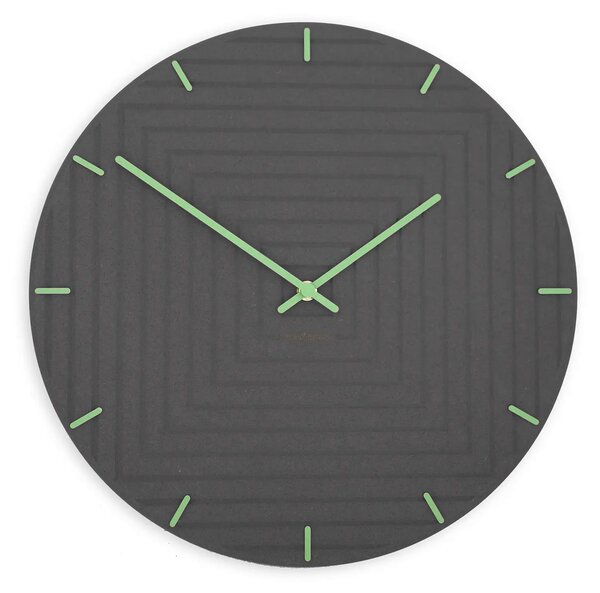 Zidni sat Luxhora Arcantra Black 9 boja kazaljki