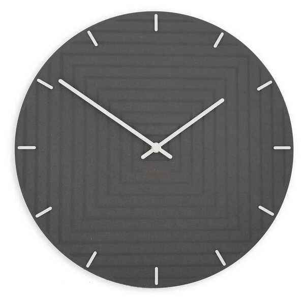 Zidni sat Luxhora Arcantra Black 9 boja kazaljki
