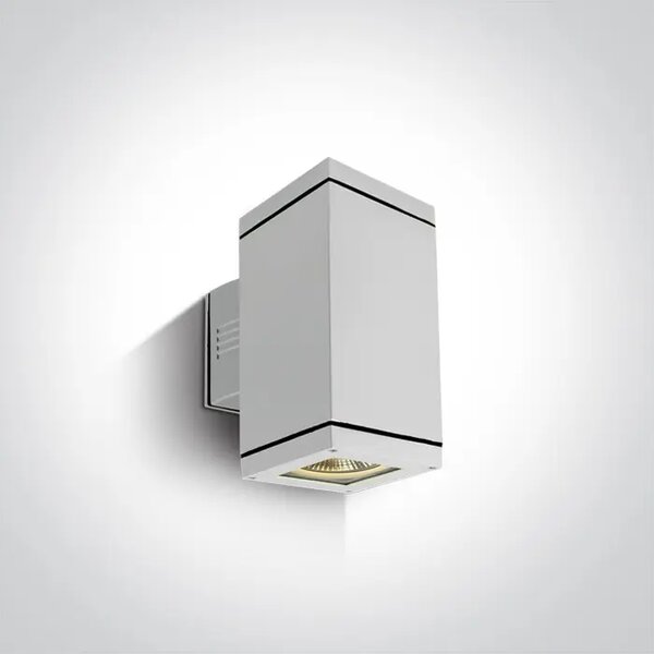 ZIDNA SVJETILJKA 2×E27/75W/PAR30/230V IP54 BIJELA DM67132A/W