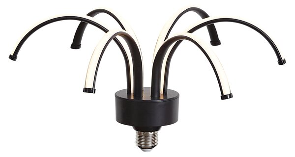 E27 LED ukrasna žarulja crna 6W 450 lm 3000K