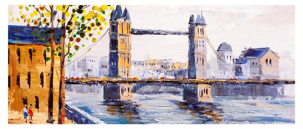 Slika - Slikani grad (120x50 cm)