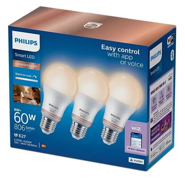PHILIPS SMART ŽARULJA WFB 60W A60 E27 927-65 TW 3CT/6 8720169210394