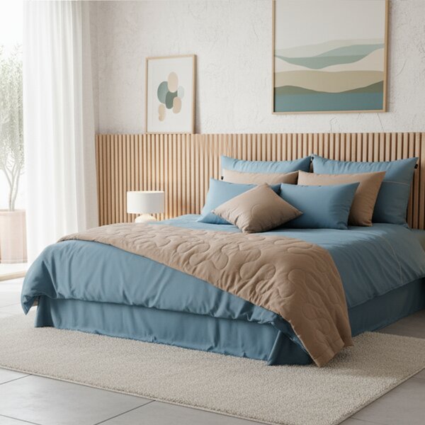 Posteljina Basic – Svijetlo plava