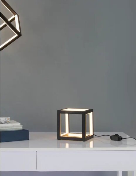 GABBIA STOLNA LAMPA LED 20W/3000K/1500lm/DIMM/IP20/CRNA NL9818161