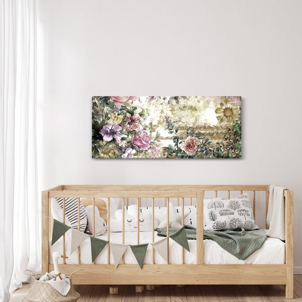 Slika - Dizajnersko cvijeće (120x50 cm)