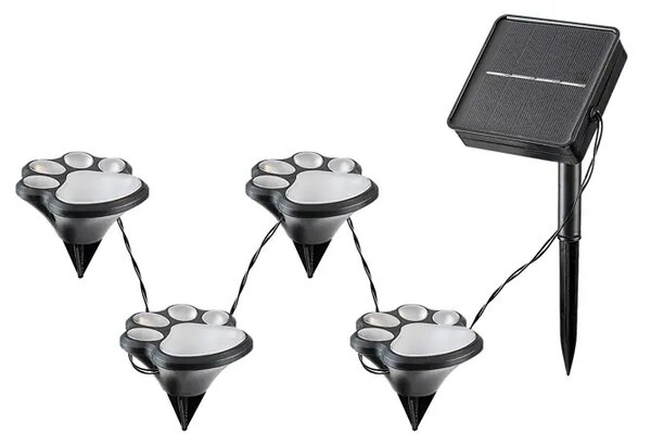 WIGRY SOLARNA SVJETILJKA LED 0,06/CRNA/IP44/3lm RA77001