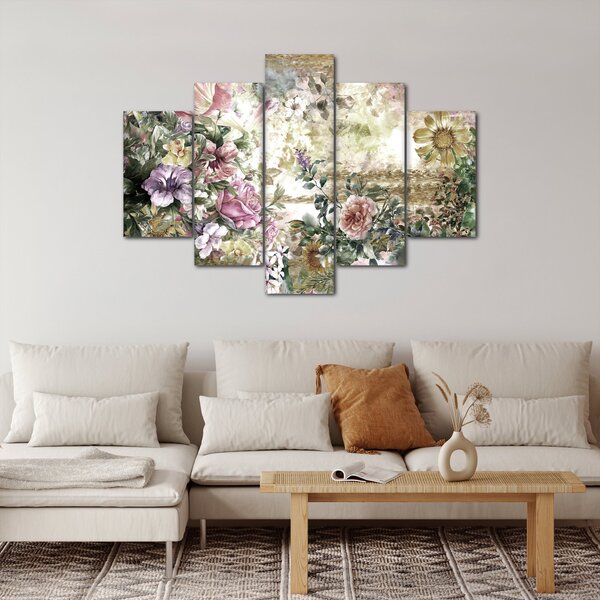 Slika - Dizajnersko cvijeće (150x105 cm)