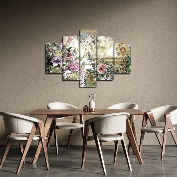Slika - Dizajnersko cvijeće (150x105 cm)