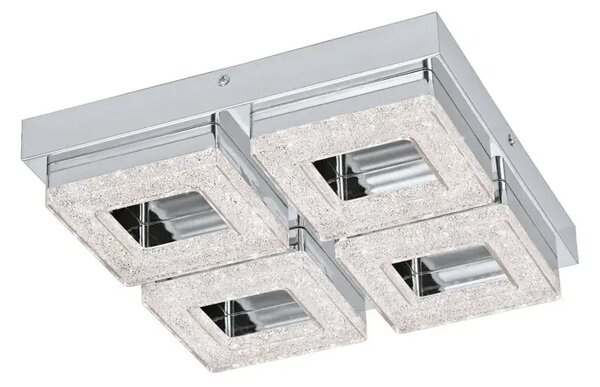 STROPNA LAMPA LAMPA 4xLED 4X4W, KROM/KRISTAL FRADELO 95657
