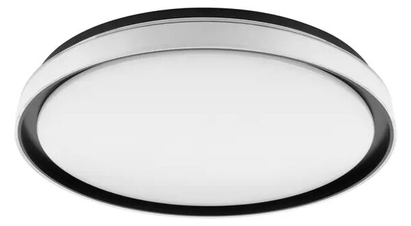 PLAFONJERA 4xLED 4X10W, 5000lm, DIMABILNA, DALJINSKI, CRNO/BIJELA SELUCI 99781