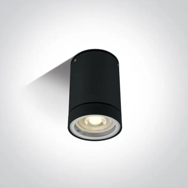 STROPNA SVJETILJKA 1×GU10/35W/230V IP54 CRNA DM67130C/B