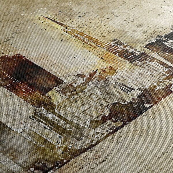 Slika - Umjetnički izveden grad (150x105 cm)