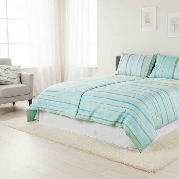 Posteljina Zarja 140x200 cm - Mint plava