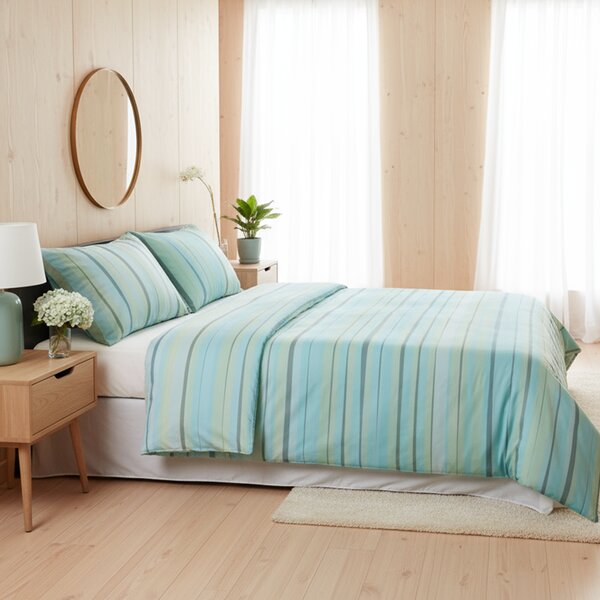 Posteljina Zarja 140x200 cm - Mint plava