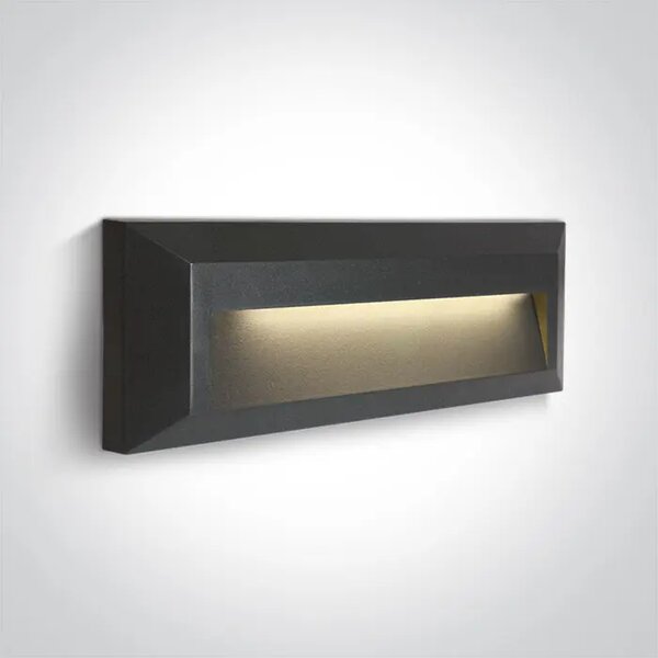 VANJSKA ZIDNA SVJETILJKA LED 2W/2700K-3300K-4000K/75lm/IP65 ANTRACIT DM67388C/AN/V