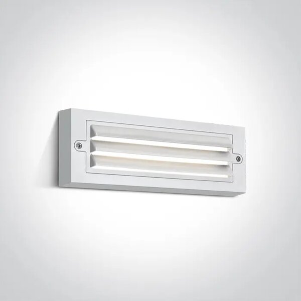 ZIDNA SVJETILJKA LED 6W 3000K DARK LIGHT IP65 BIJELA DM67502A/W/W
