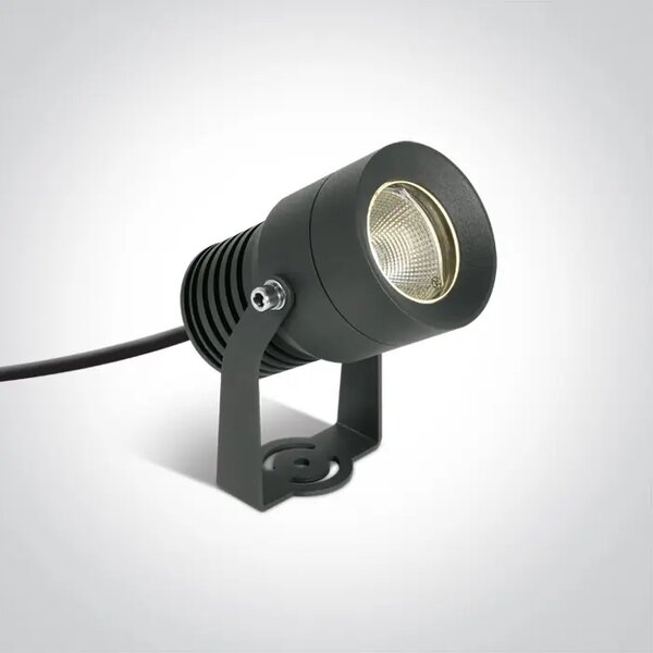 REFLEKTOR LED/10W/3000K/850lm/50°/240V IP65 ANTRACIT DM7046/AN/W