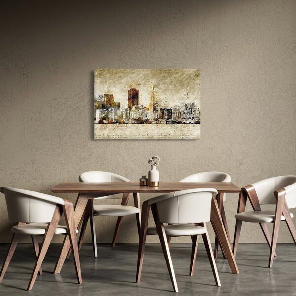 Slika - Umjetnički izveden grad (90x60 cm)