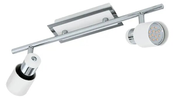 REFLEKTOR 2xLED GU10, 2X5W, 2X400lm, KROM/BIJELA DAVIDA 92085
