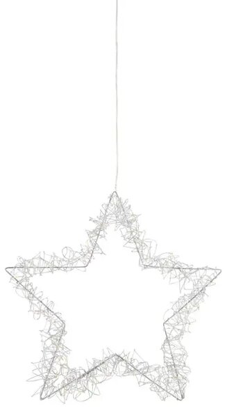 MARTIN VISILICA ZVIJEZDA SREBRNA LED 35x0,03W/LED/2,5m MA705056