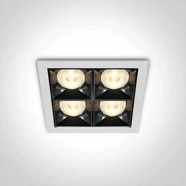 UGRADBENA SVJETILJKA LED 16W WW 38deg IP20 230V BIJELA DM50406B/W/W
