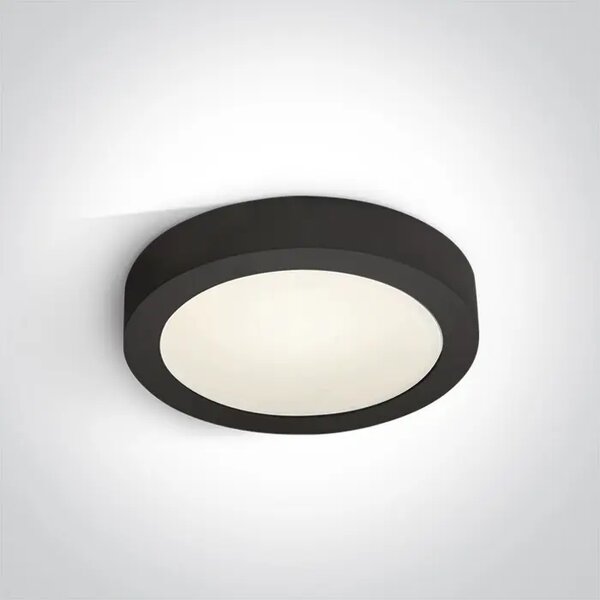 PLAFONJERA LED 16W/4000K/1118lm IP40 CRNA OKRUGLA DM62115F/B/C