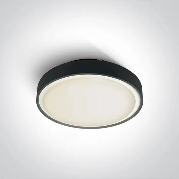 PLAFONJERA LED 2×E27/18W/PLC/230V IP65 CRNA DM67280EA/B