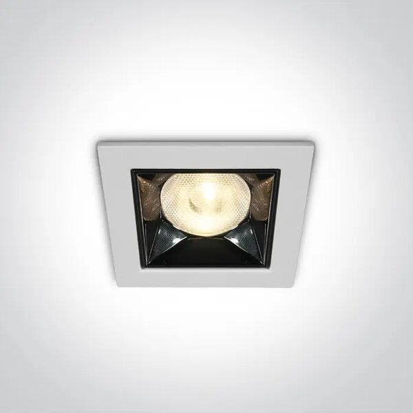 UGRADBENA SVJETILJKA LED/6W/3000K/480lm/38°/230V IP20 BIJELA DM50106B/W/W