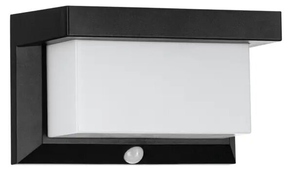 VANJSKA ZIDNA SOLARNA LAMPA LED 800lm, AKU, SENZOR, CRNA UTRERA 48968