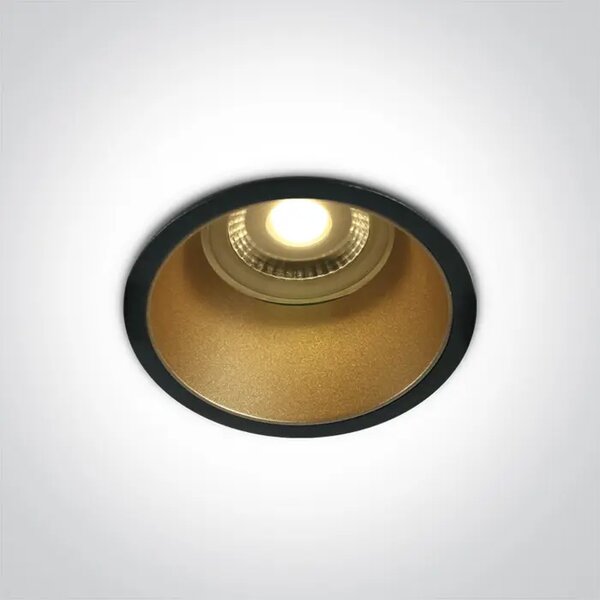 UGRADBENA SVJETILJKA GU10/50W/230V STARO ZLATO DARK LIGHT DM10105AD/B/BS