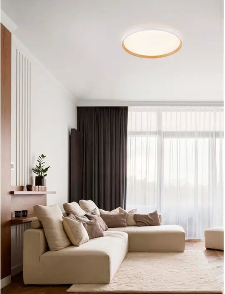 VOMOS PLAFo/ZIDNA LAMPA LED/2700-3000K/55W/4760Lm/BIJELA&WOOD NL9030516