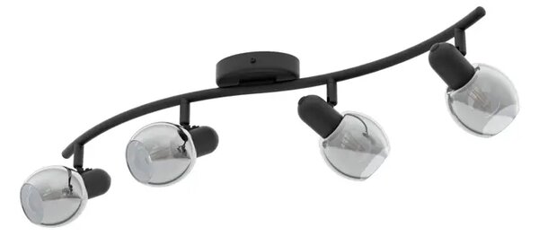 REFLEKTOR 4xE14, CRNI/ZADIMLJENO STAKLO POLLICA 98626