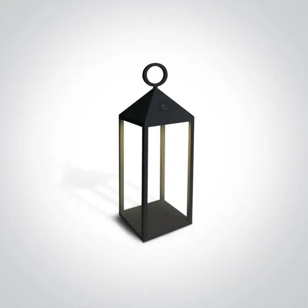 PODNA SVJETILJKA LED RECHARGEABLE 3w WW IP54 CRNA DM67462/B/W