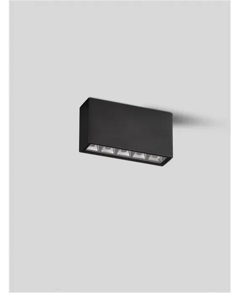 JAX VANJSKA STROPNA SVJETILJKA LED 7Watt 560Lm IP65 3000K ANTRACIT NL9050703