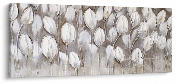 Slika - Strukturirani tulipani (120x50 cm)