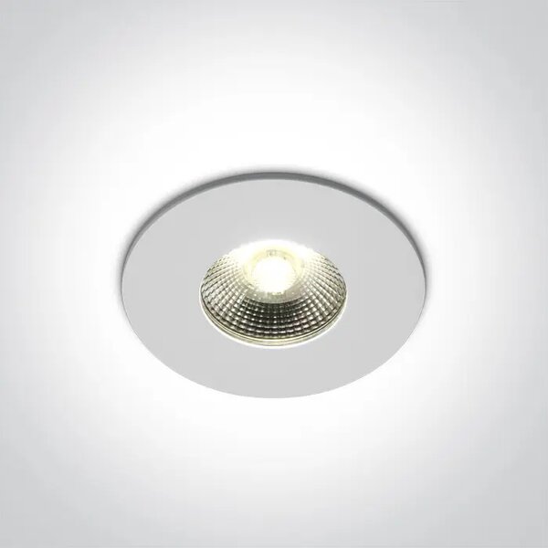 UGRADBENA SVJETILJKA LED/6W/3000K/500lm/40°/350mA IP65 BIJELA VATROOTPORNA DM10106PF/W