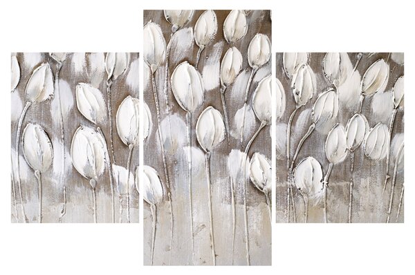 Slika - Strukturirani tulipani (90x60 cm)