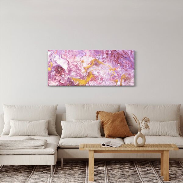Slika - Ružičasta apstrakcija (120x50 cm)