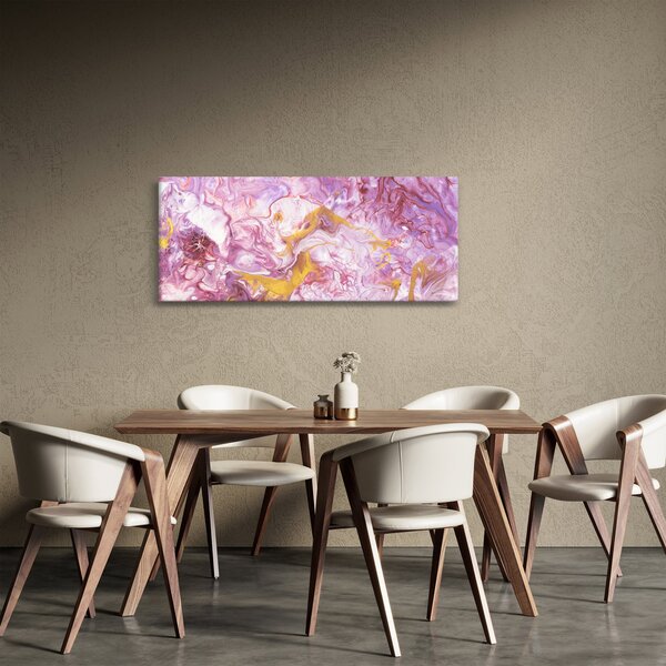 Slika - Ružičasta apstrakcija (120x50 cm)