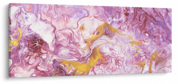Slika - Ružičasta apstrakcija (120x50 cm)
