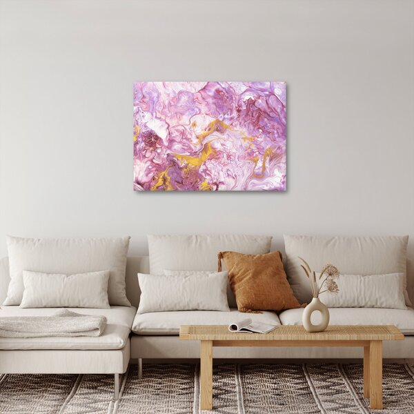 Slika - Ružičasta apstrakcija (70x50 cm)