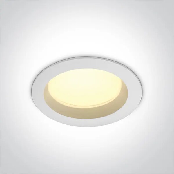 UGRADBENA SVJETILJKA LED/18W/3000K/1300lm/90°/fi.170mm/240V IP54 BIJELA DM10118B/W/W
