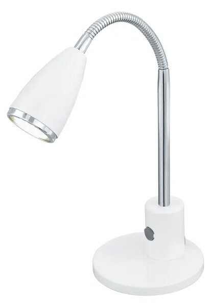 STOLNA LAMPA 1xLED GU10, 1X3W, 240lm, BIJELA/KROM FOX 92872