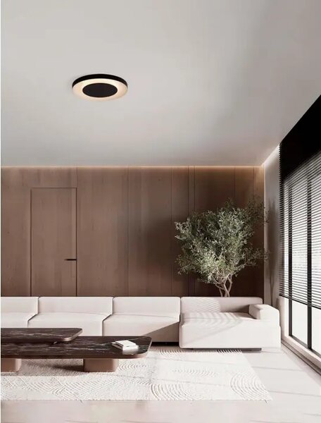 PADA PLAFONJERA LED /2700-4000K/37W/2207Lm/CRNA & WHITE 60cm NL9345717